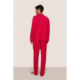 William Printed TENCEL Modal PJ Set, Red