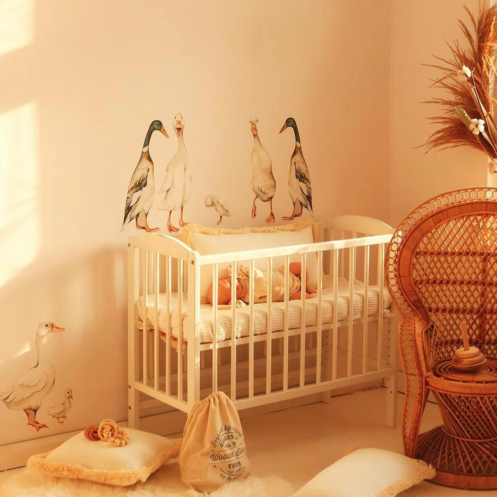 White Ducks Return To Innocence Wall Decal Set