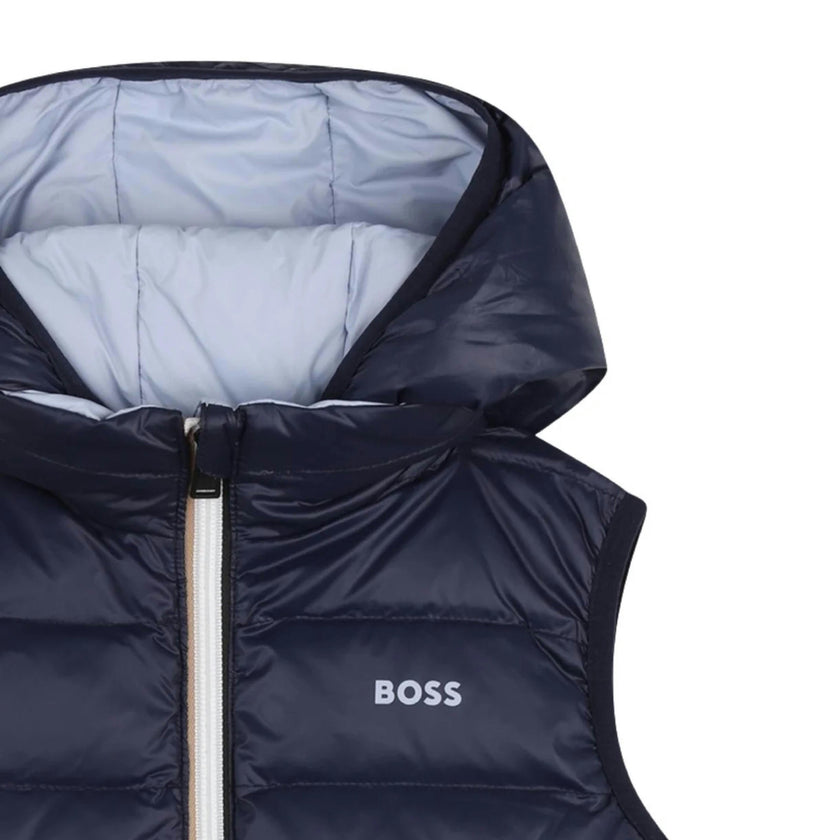 Pale Blue Reversible Vest