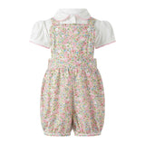 Floral Dungaree Set