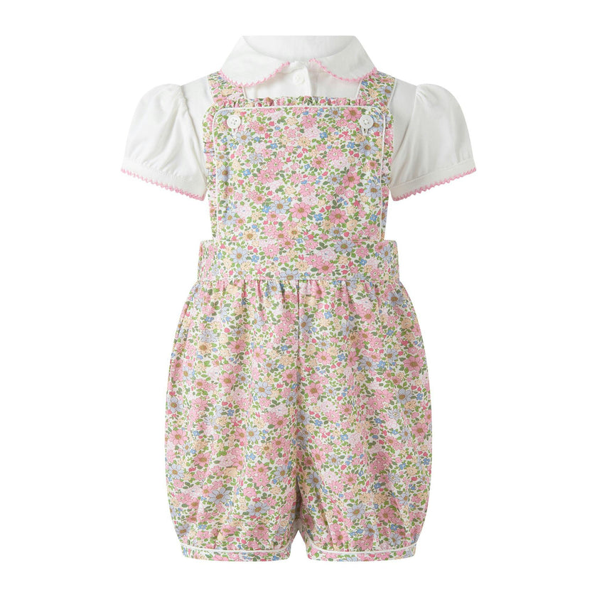 Floral Dungaree Set