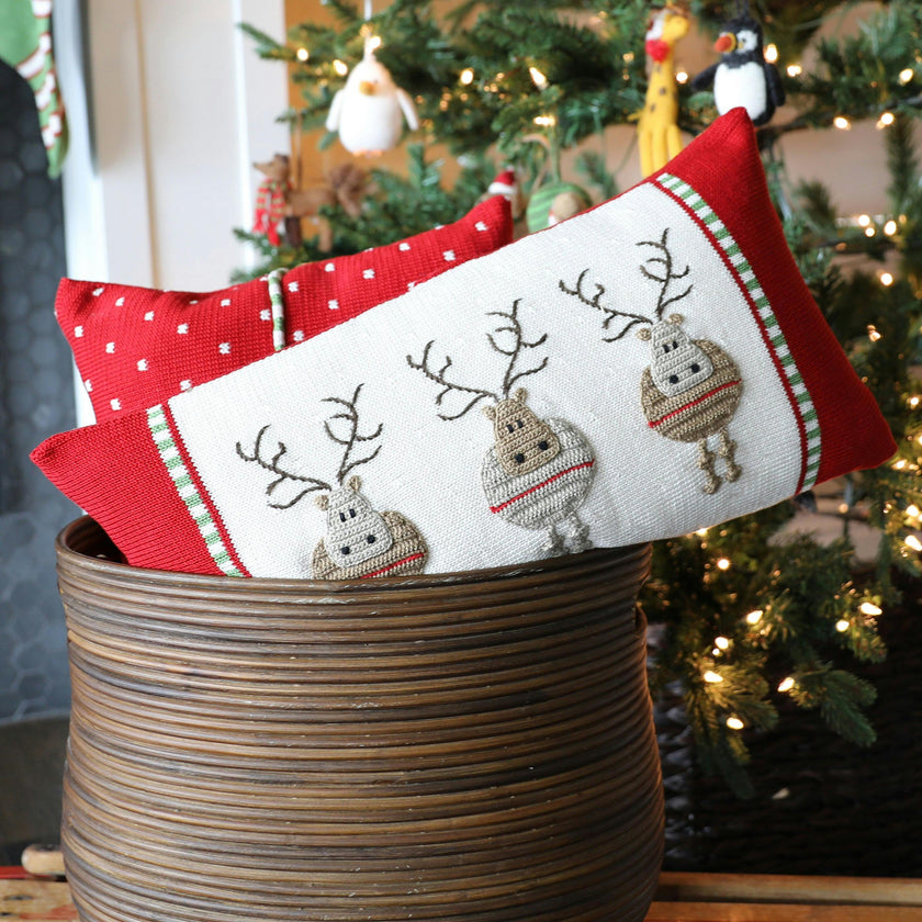Round Applique Pillow