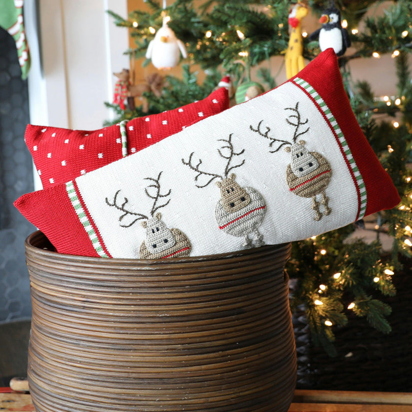 Round Applique Pillow
