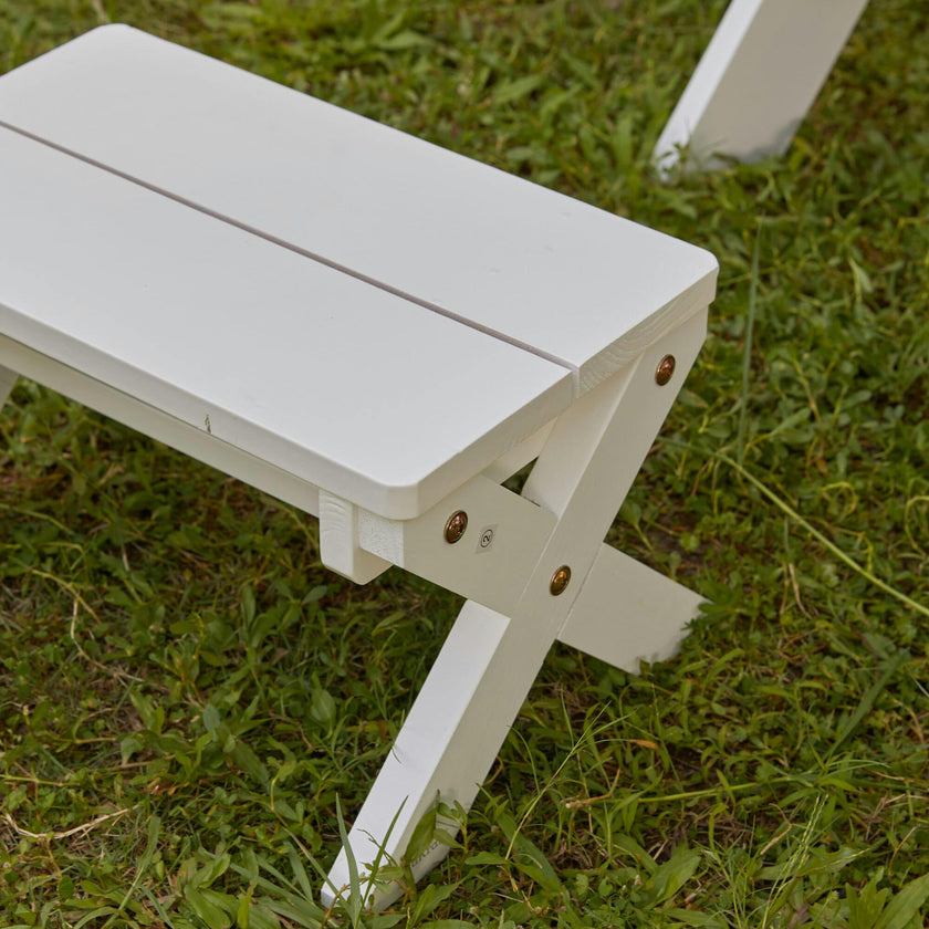 Wooden Outdoor Table & Bench