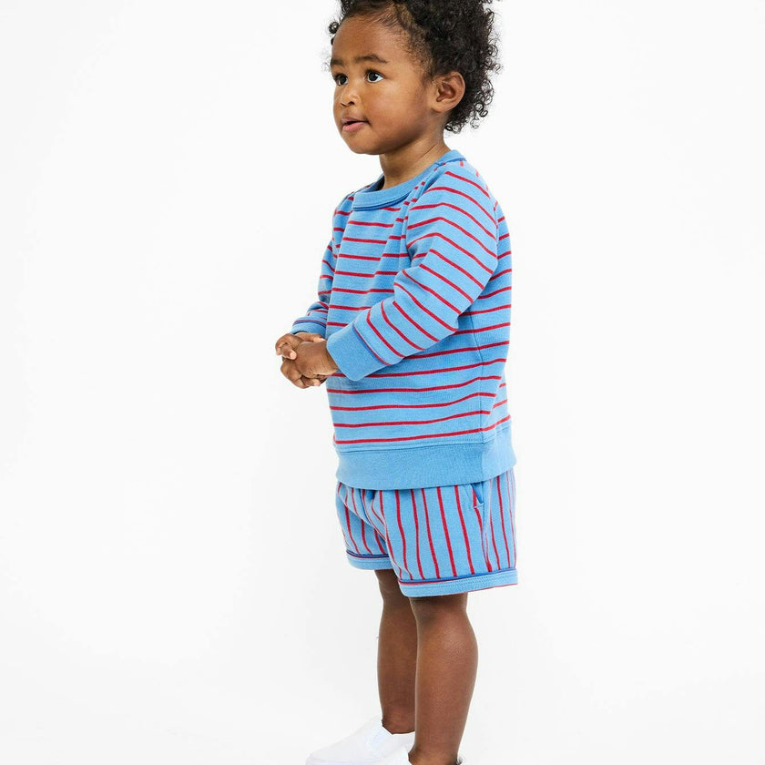 Remy Short Set, Paprika French Stripe