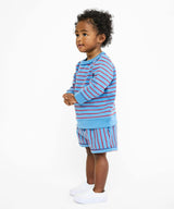 Remy Short Set, Paprika French Stripe