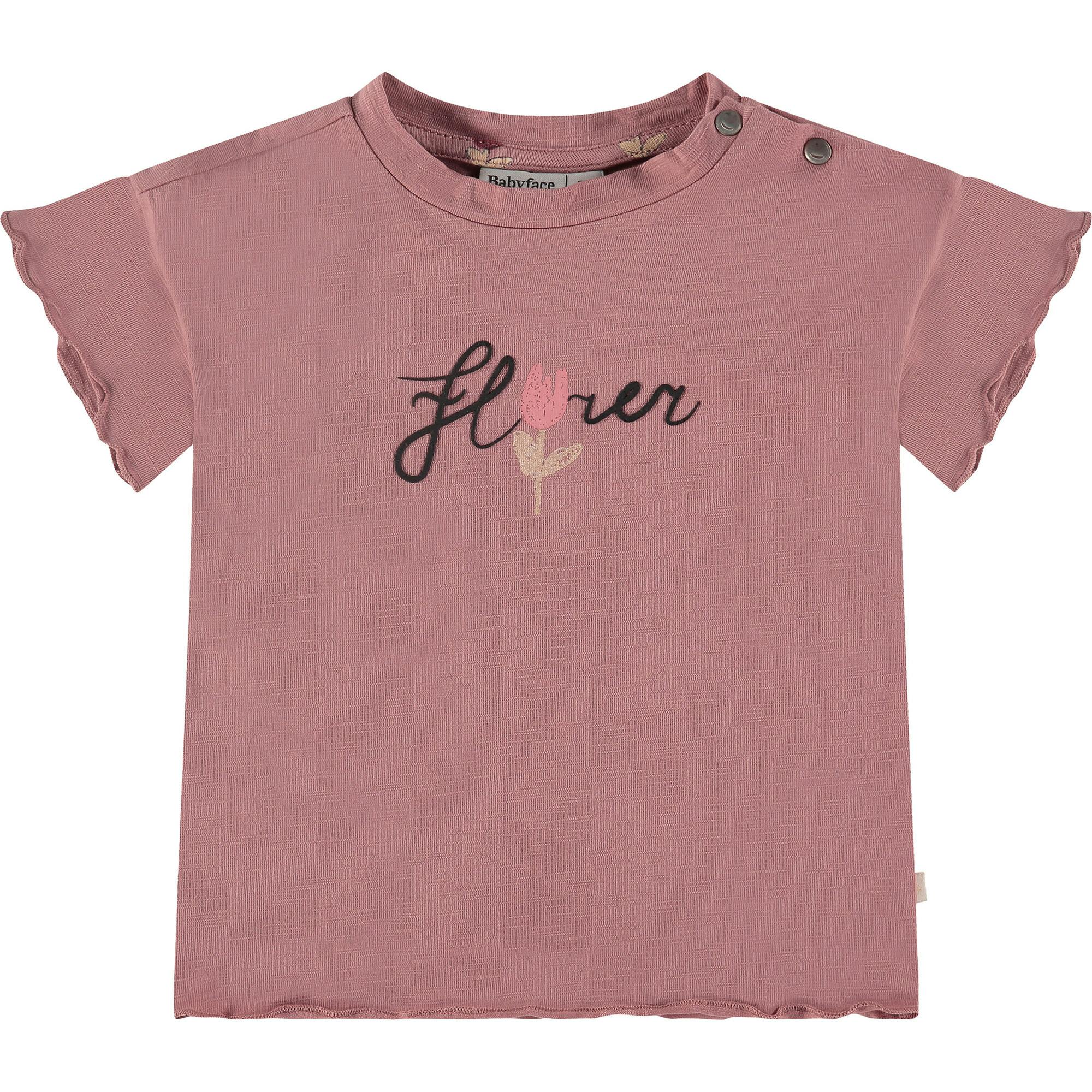 Flower Print Short Sleeve T-Shirt