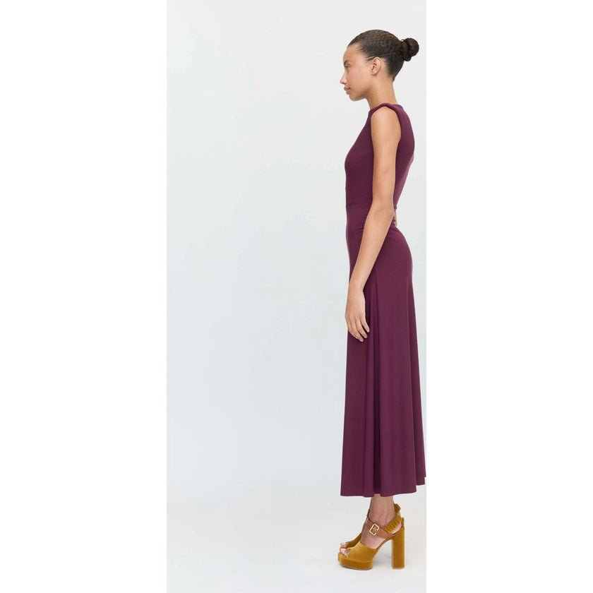 The Sloane Dress - Aubergine