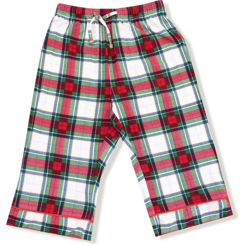 Holiday Plaid - Kids Long Sleeve Coat Style with Pant