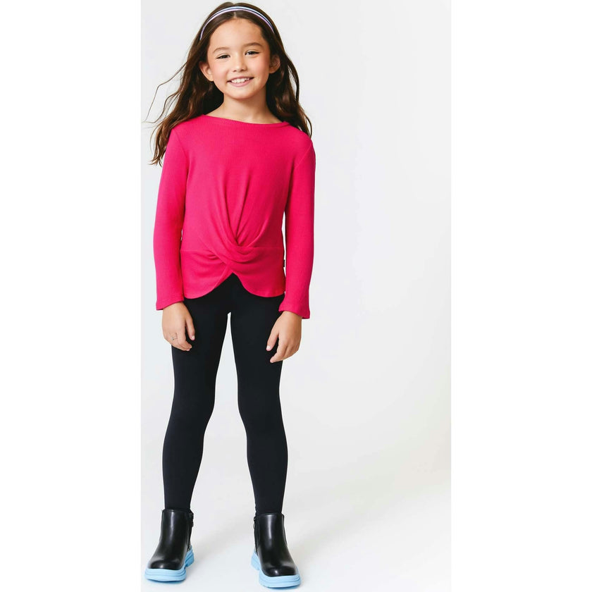 Girls Tlc High Rise Elastic-Free Waistband Leggings