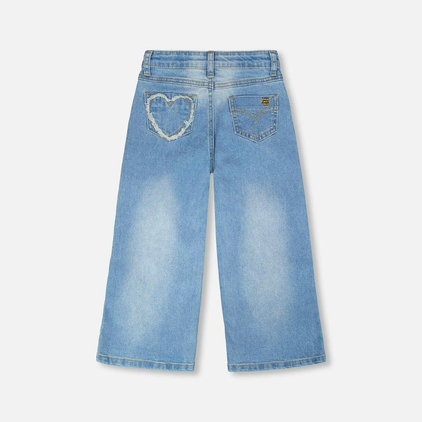 Wide Leg Denim Jeans
