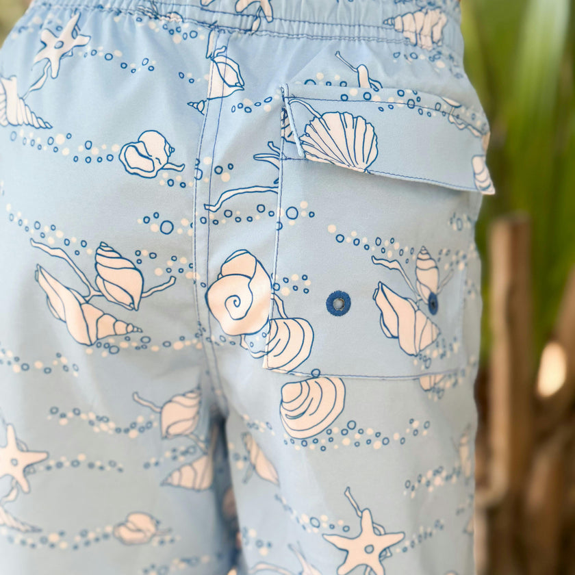 Shirley Swim Shorts in Blue Shell