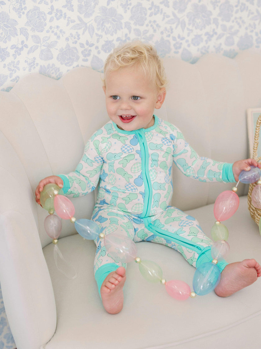 Rockin Bunny Bamboo Zipper Romper