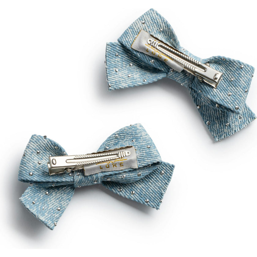 Jean Embellished Double Clip Set