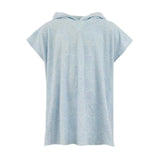 Embossed Emoji Terry Poncho Blue