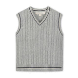 Organic Cable Sweater Vest