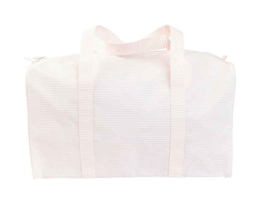 The Duffle Bag in Pink Stripe