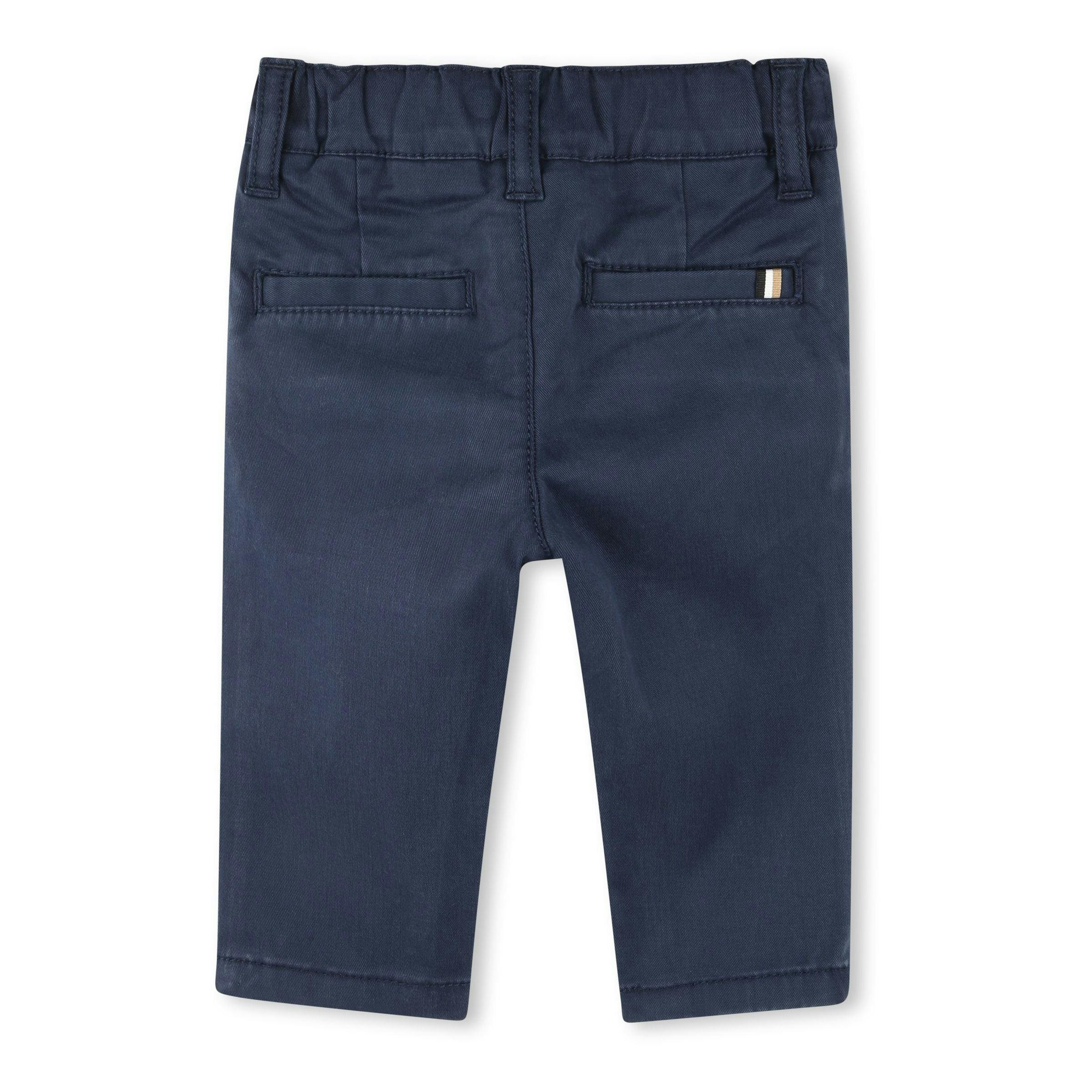 Navy Chino Trousers