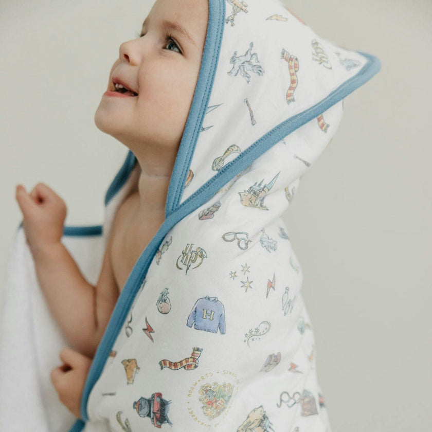 Premium Baby Knit Hooded Towel - Wizarding World