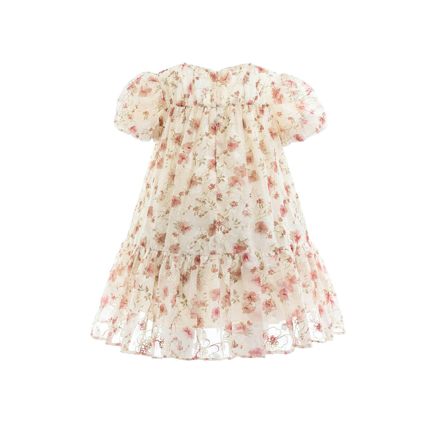 Pink Vienna Floral Dress