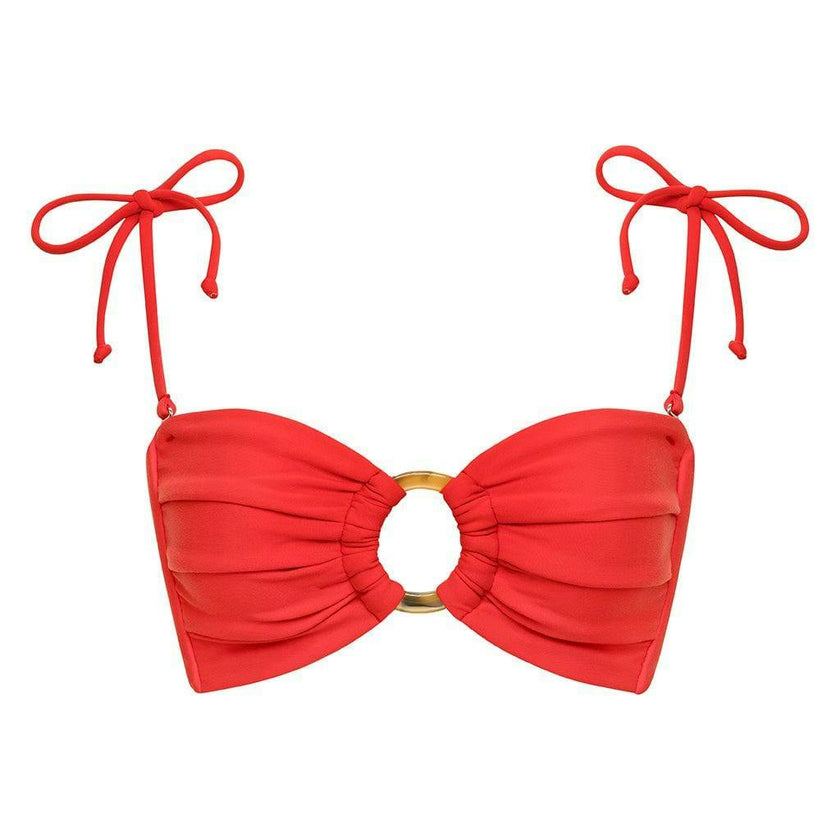 Tori Ties Bandeau Bikini Top