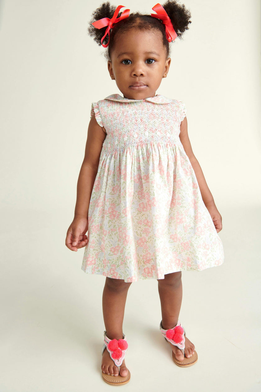 Hand-Smocked Baby Dress Tansy