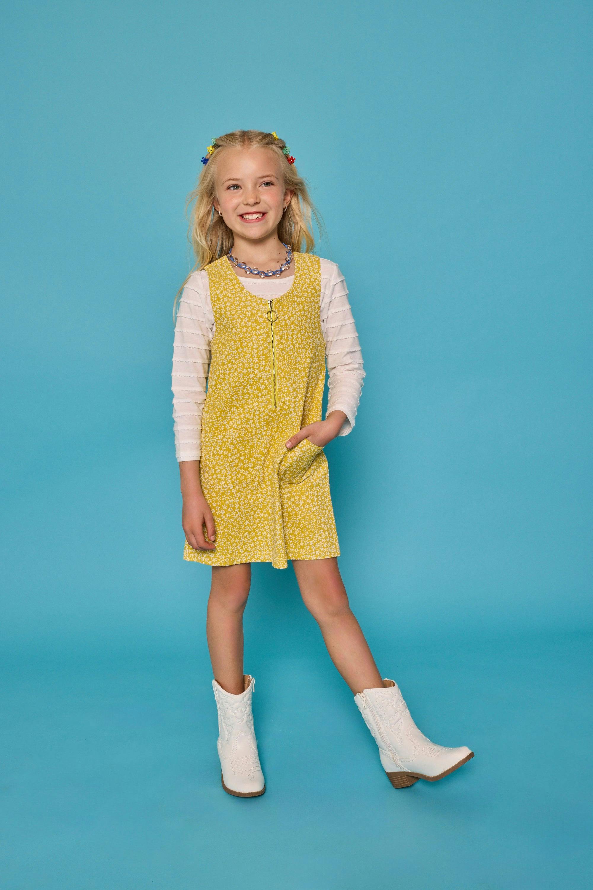 Retro Jumper - Aspen Floral Apricot