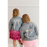 Women's Crystal Denim Jacket