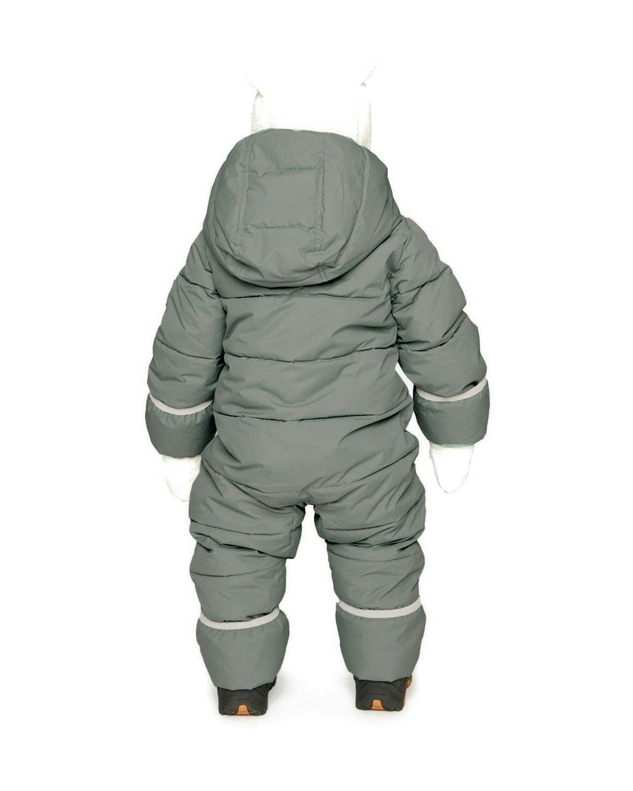 Baby Cloud One Piece Snowsuit Adapted For Car Seats Sage Green