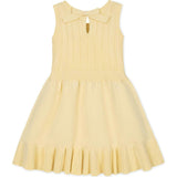 Organic Flounce Hem Tank Sweater Dress, Yellow
