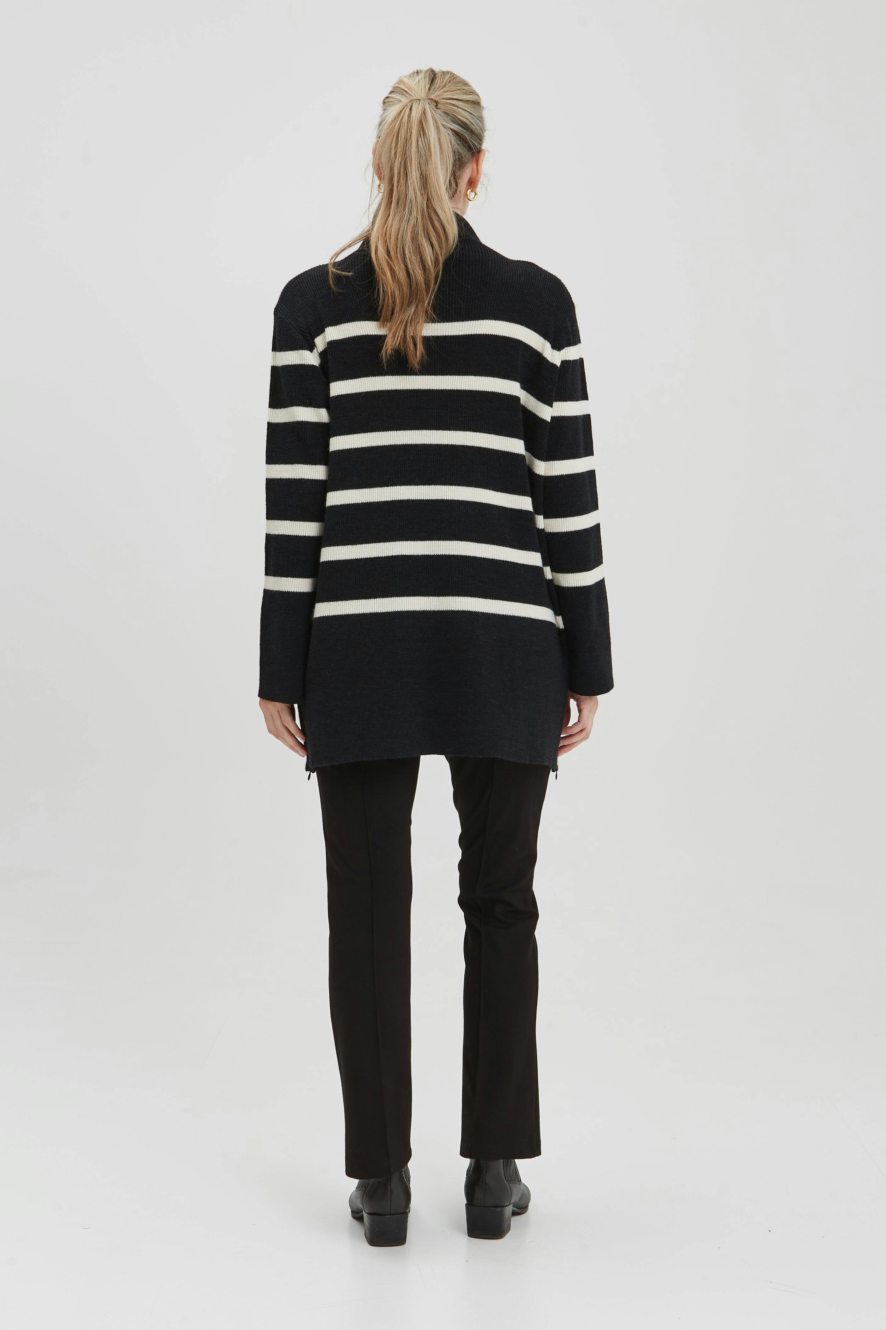 Sarabeth Neck Long Sleeve Maternity Sweater