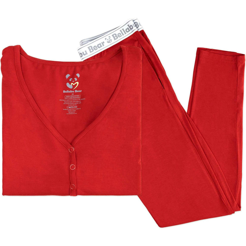 Winterberry Red Bamboo Women's Pajama Set