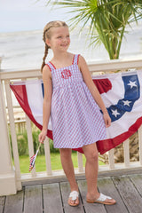 Evie Dress - Patriotic Plaid