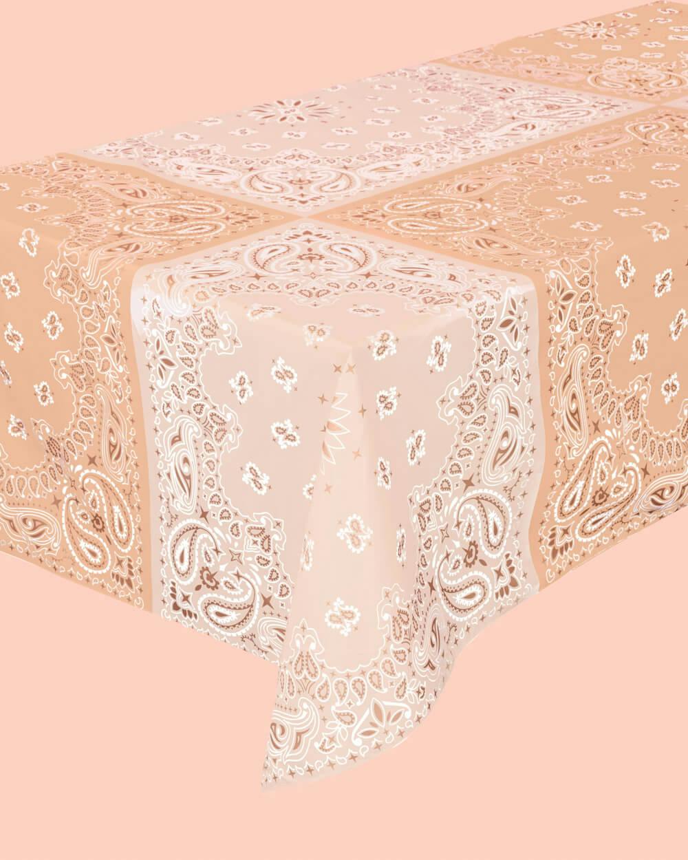 Wild Wild West Tablecloth - washable table cover