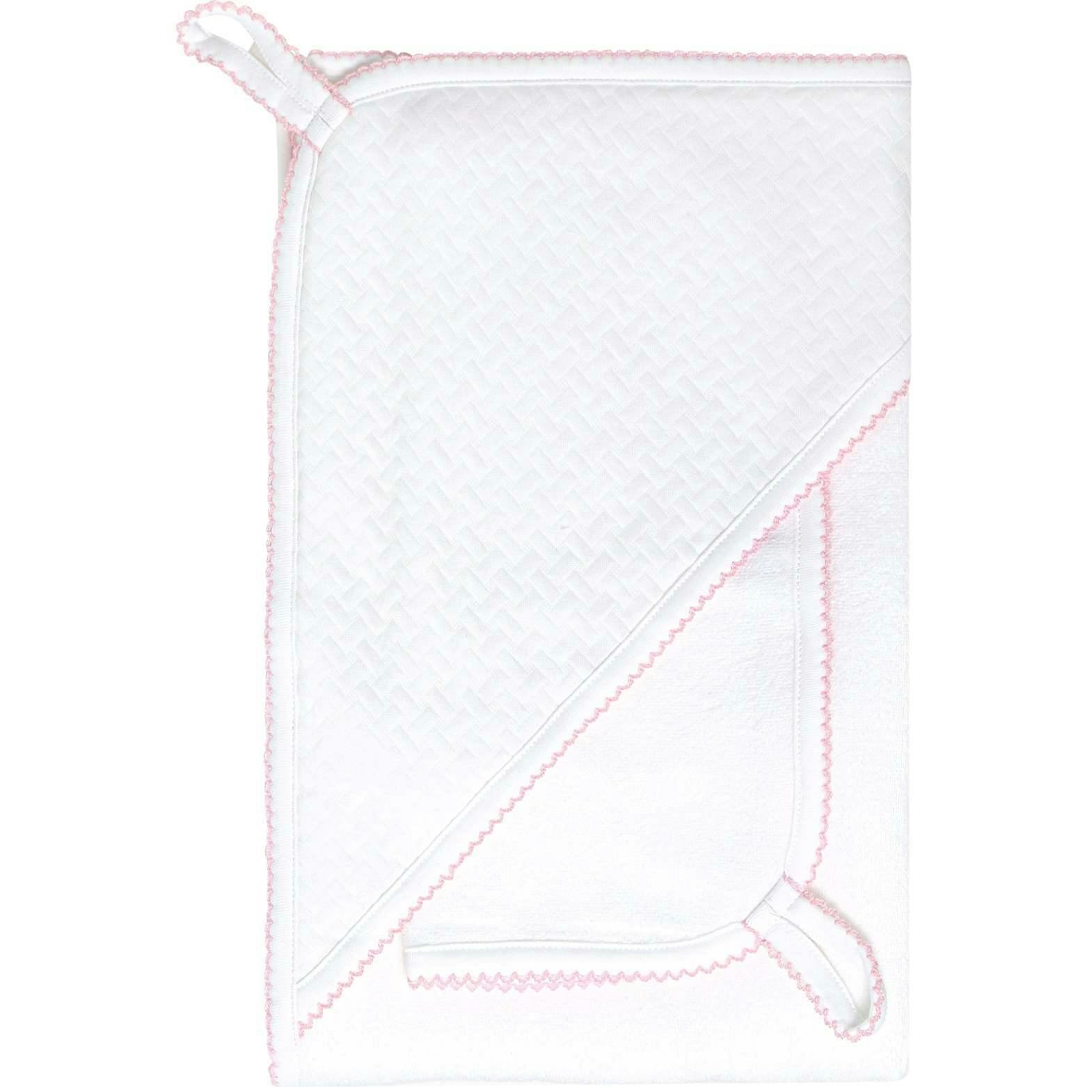 Basket Weave Hooded Baby Towel