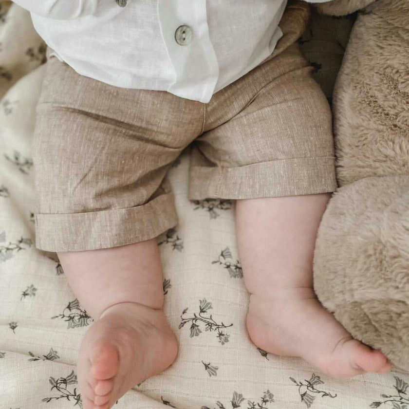 Ashton Linen Top and Shorts Set