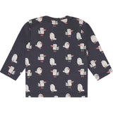 Cartoon Birds Print Long Sleeve T-Shirt