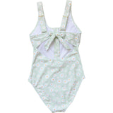 Women's Zip Up One Piece | Green Daisy