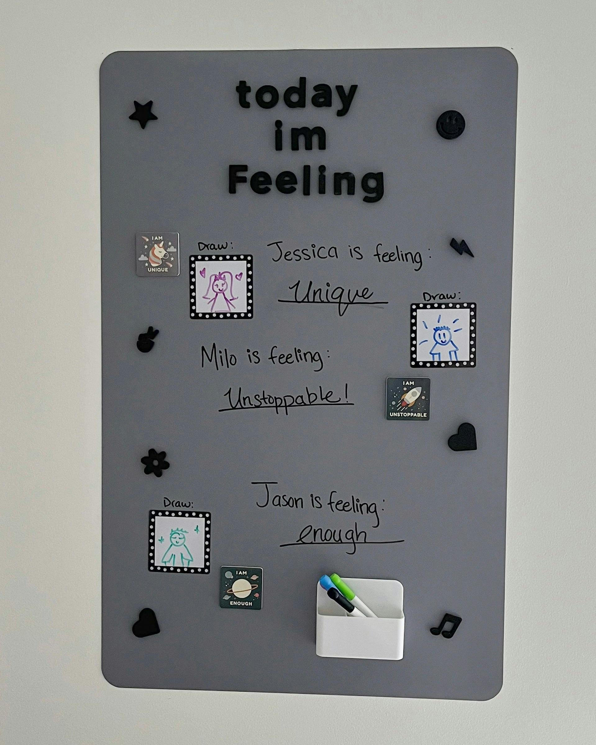 Magic Playwall - Rectangle Magnetic Wall Decal for Kids