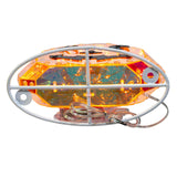 Kurt Adler 6.6-Inch Battery Operated Magical Iridescence Holographic Jack-O-Lantern