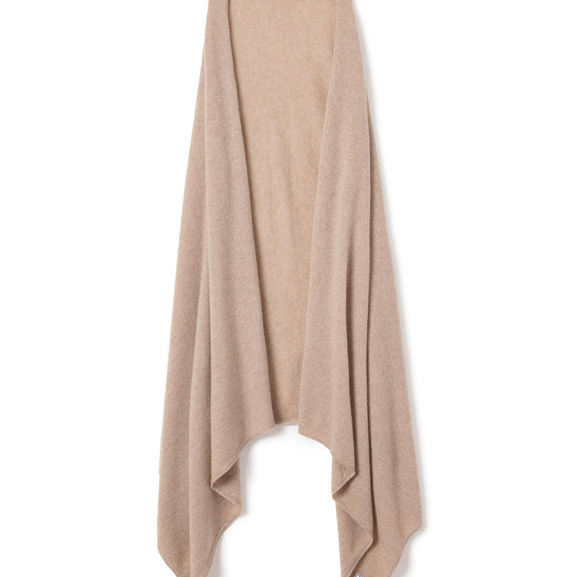 Women's Cashmere Wrap in Beige