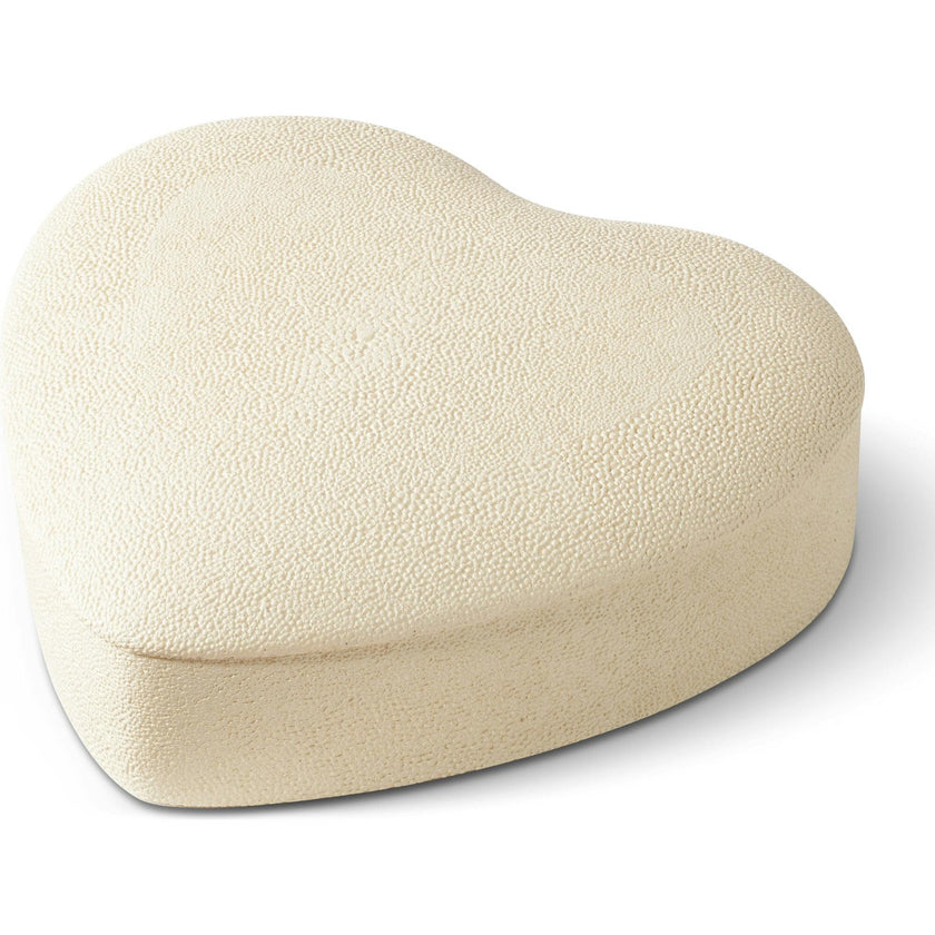 Shagreen Heart Jewelry Box