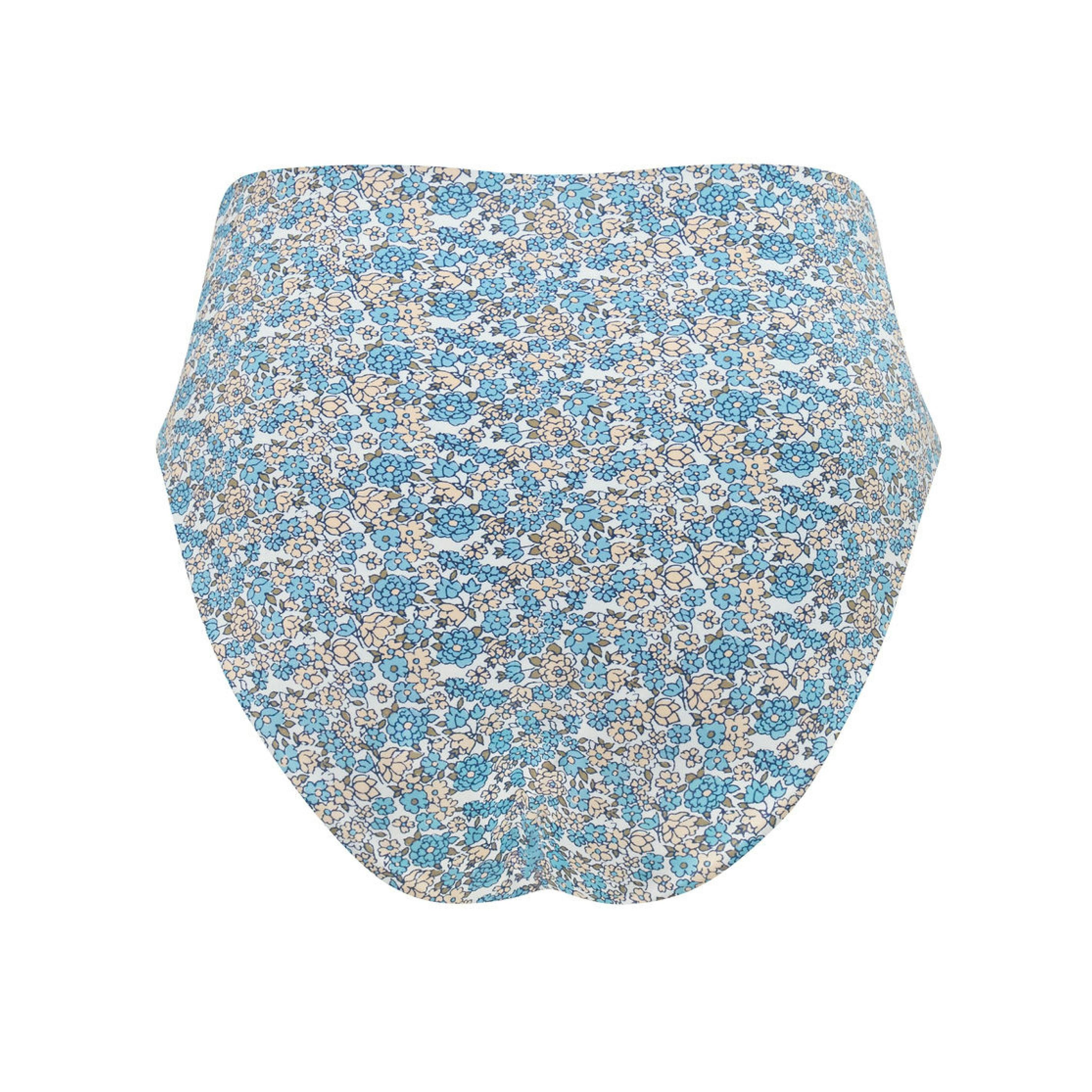 womens original slate floral high waisted bikini bottom