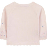 TARTINE ET CHOCOLAT PETALS CARDIGAN - LIGHT PINK