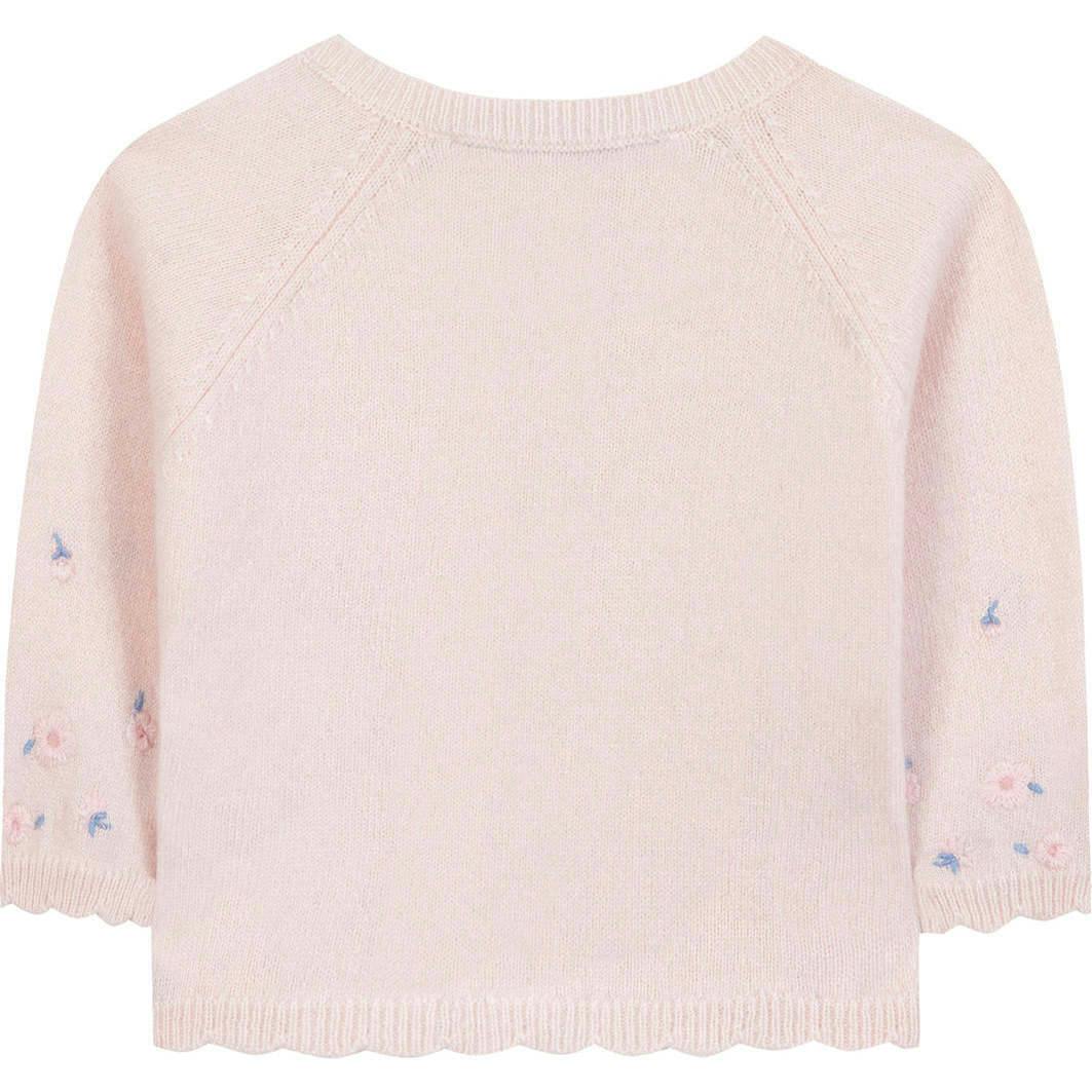 TARTINE ET CHOCOLAT PETALS CARDIGAN - LIGHT PINK