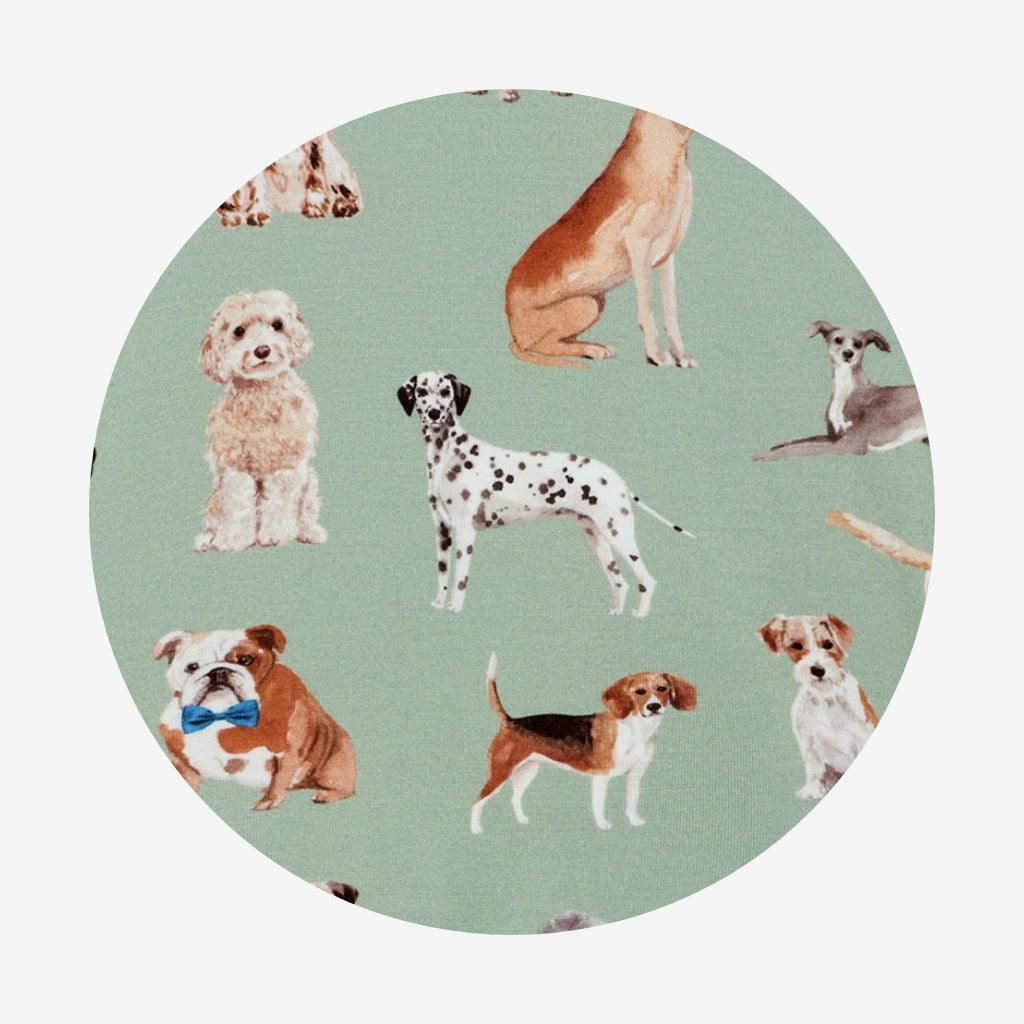 Posh Puppies Footie Zippered One Piece