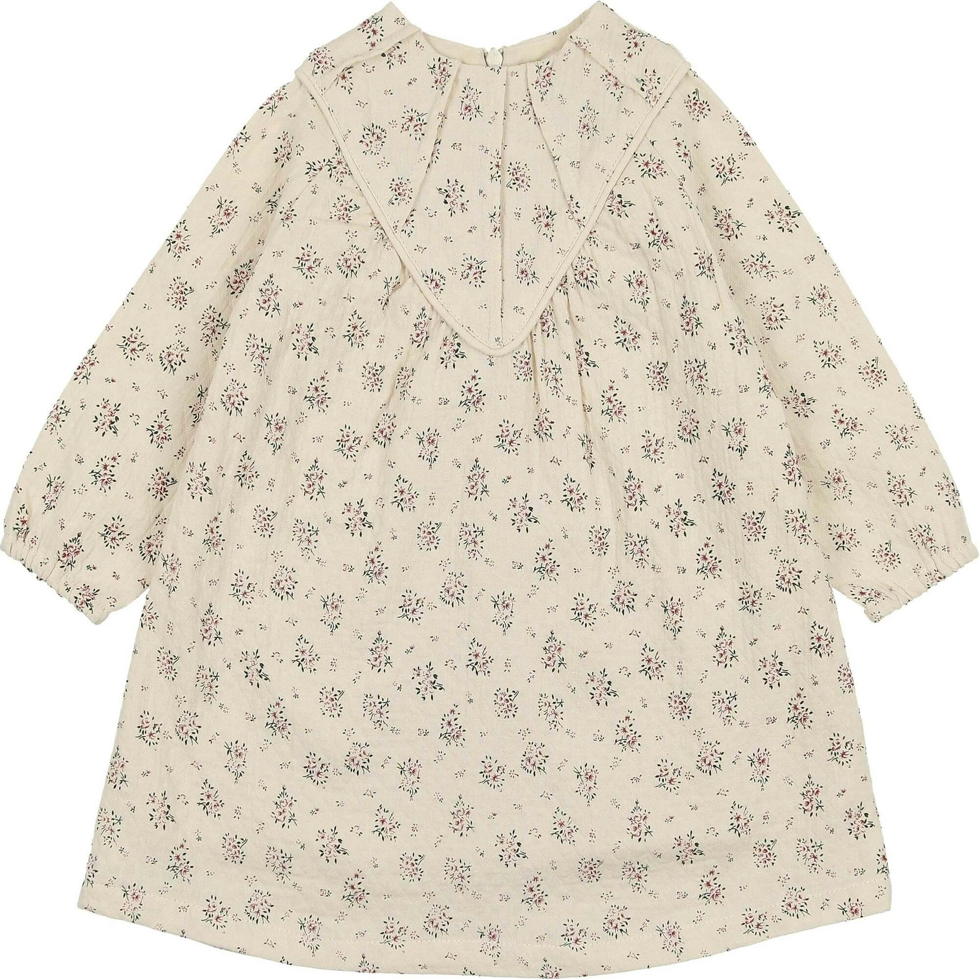 Winter Forest Long Sleeve Drop Shoulder Comfort Fit Dress