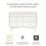 Palma 7-Drawer Wide Assembled Dresser (53")