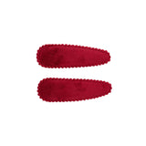 Signature Velvet Covered Snap Clip Set