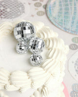 It's Disco, Baby! Topper - 4 disco ball cake toppers